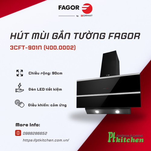 Máy hút mùi Fagor 3CFT-901N 400.0002
