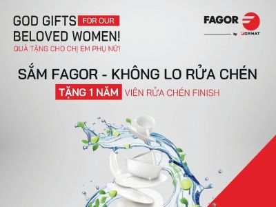 Sắm Fagor - Không Lo Rửa Chén