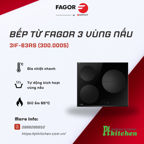 Bếp từ Fagor 3IF-63AS 300.0005