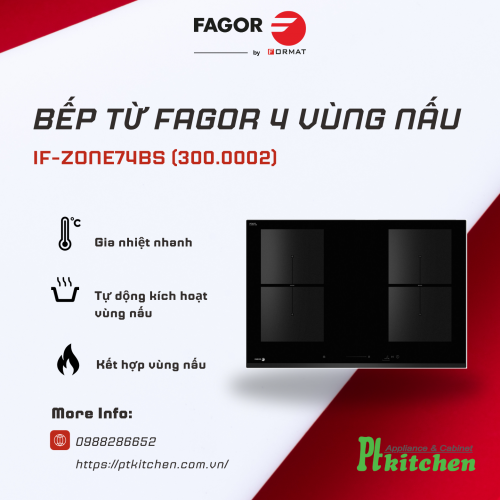 Bếp từ Fagor IF-ZONE74BS 300.0002