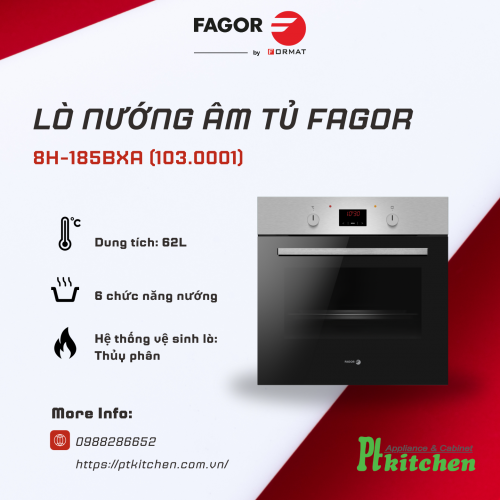 Lò nướng Fagor 8H-185BXA - 103.0001