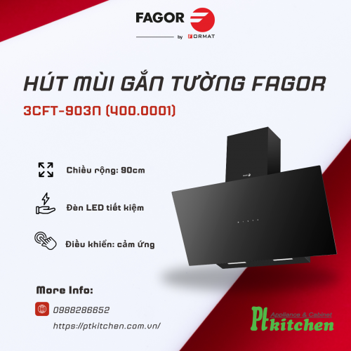 MÁY HÚT MÙI THIẾT KẾ FAGOR 3CFT-903N 400.0001