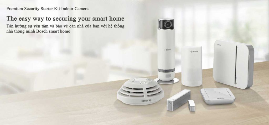 bộ bảo vệ nâng cao Bosch Premium security Starter kit indoor camera
